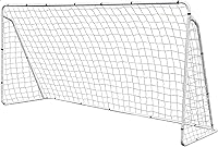 ZENY 12x6 ft Portable Soccer Goal for Backyard - Durable Steel Frame Net for Kids Adults Practice Training