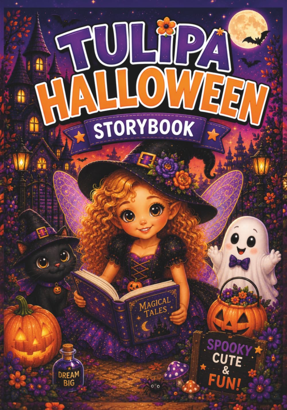 Tulipa's Halloween Storybook; A Fairy Cute Spooky Halloween Reading Book for Kids (The Tulipa Fairy Princess Adventure Series)
