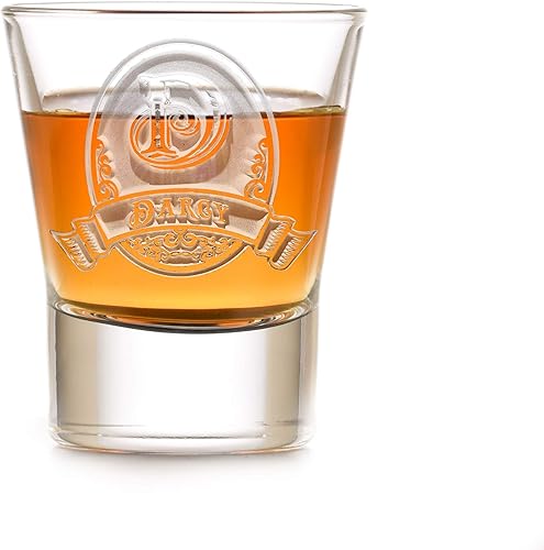 Vasos de chupito personalizados, grabados (vaso de chupito individual)