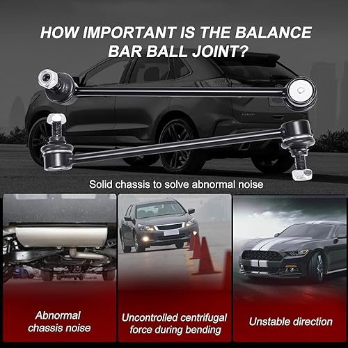 Miniatura 3 de Varillas de la barra estabilizadora delantera K80235 para Mazda 3 2004-2009, Mazda 5 2006-2014, BMW 740i 740iL 750iL 1995-2001 y BMW Z8 2000-2003