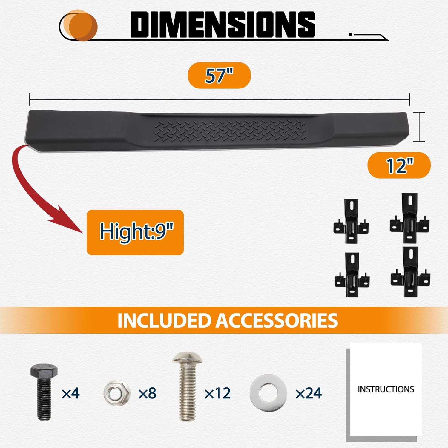 CALLIERT 6 Inches OE Style Running Boards, Matte Black Side Steps Compatible with 2007-2018 Jeep Wrangler JK 2 Door