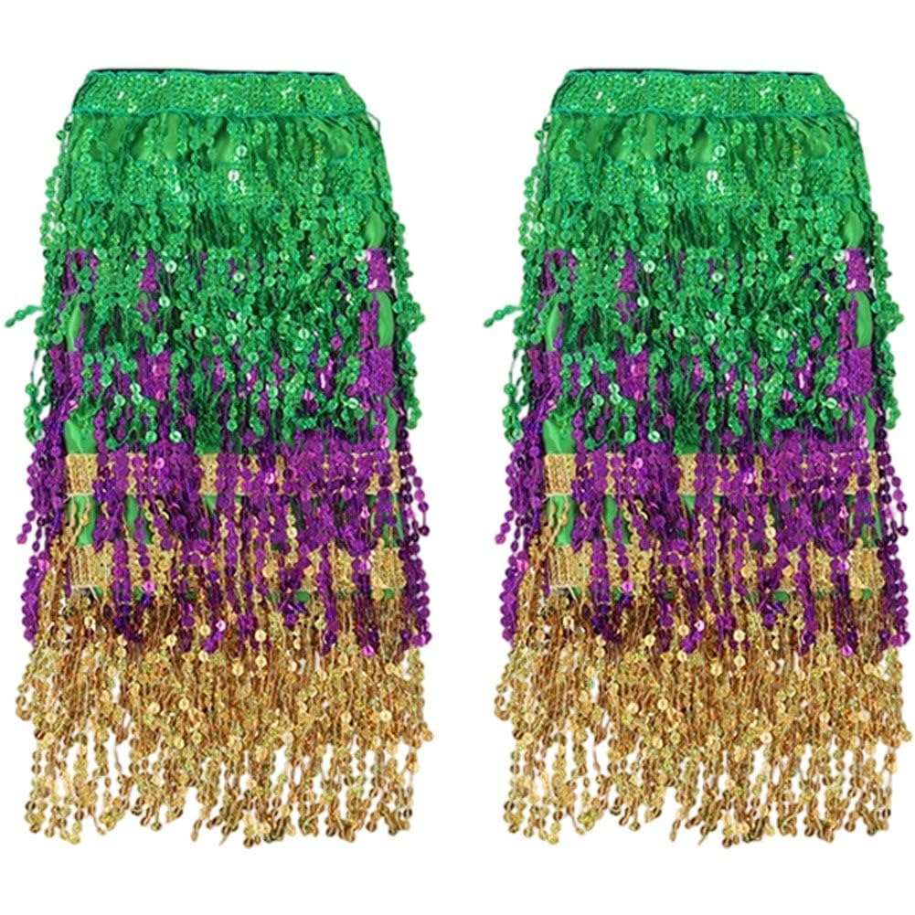 Mangas de lentejuelas para piernas ideales para bailar en el desfile de Mardi Gras y Carnaval