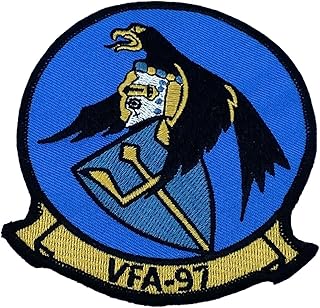 VFA-97 Warhawks Patch - Plastic Backing/Sew on, 4