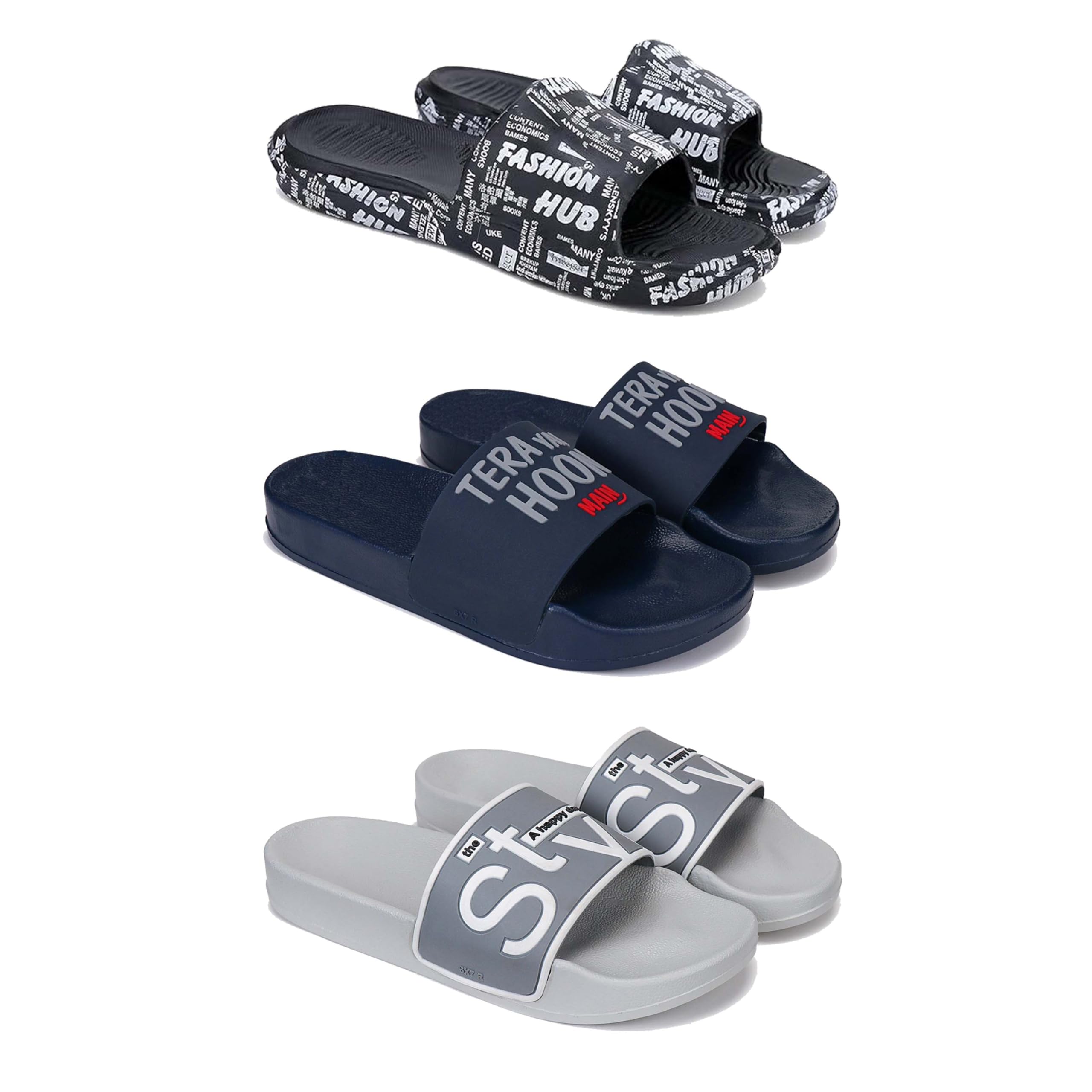 Men’s Casual Slip-On Sandals – Designs & Stylish Open-ToePCV-SAN-(3-COMBO)-3103-1588-1589-picture-56