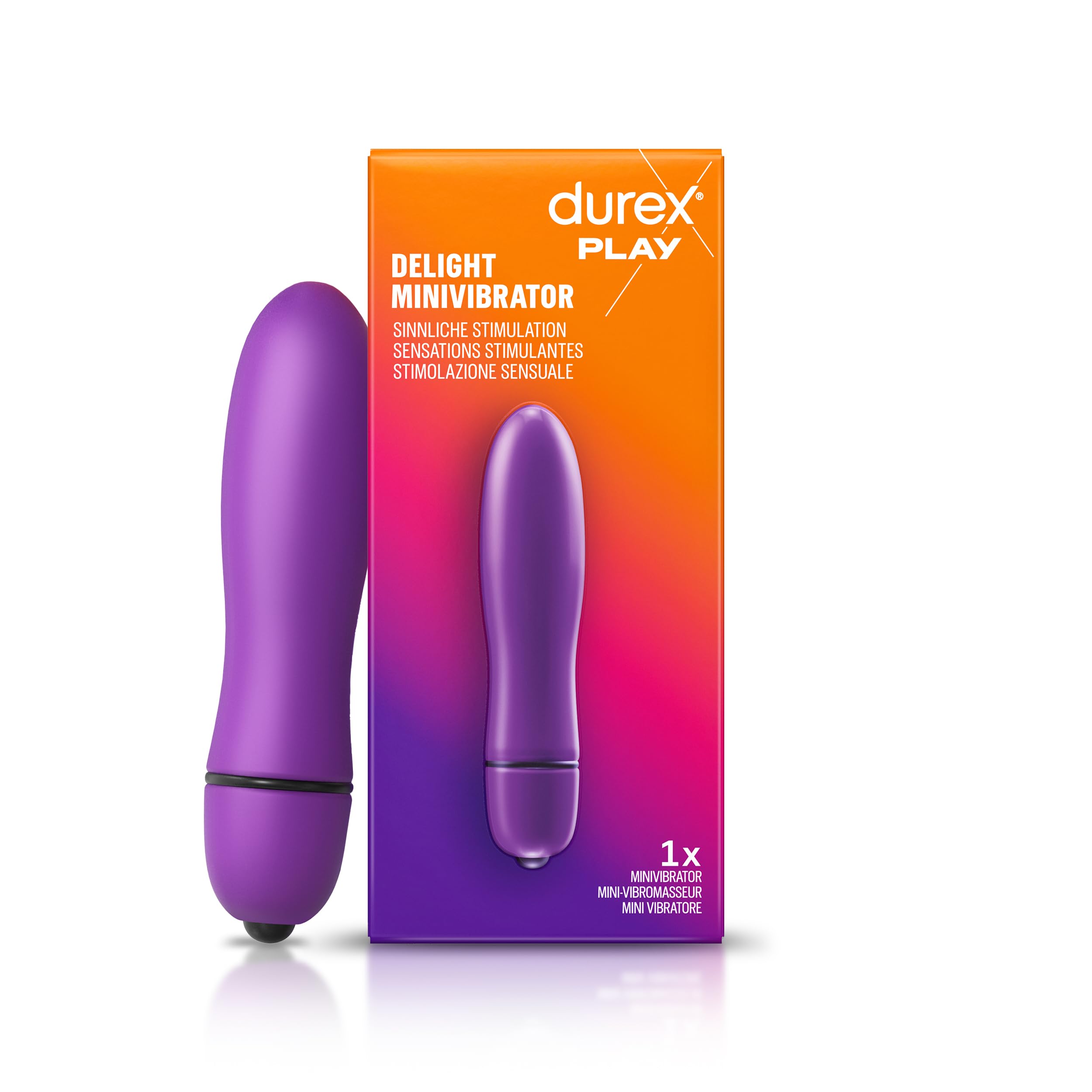 Durex Delight Minivibrator, Sex Toy, Intense Vibratore Portatile Piccolo e Discreto