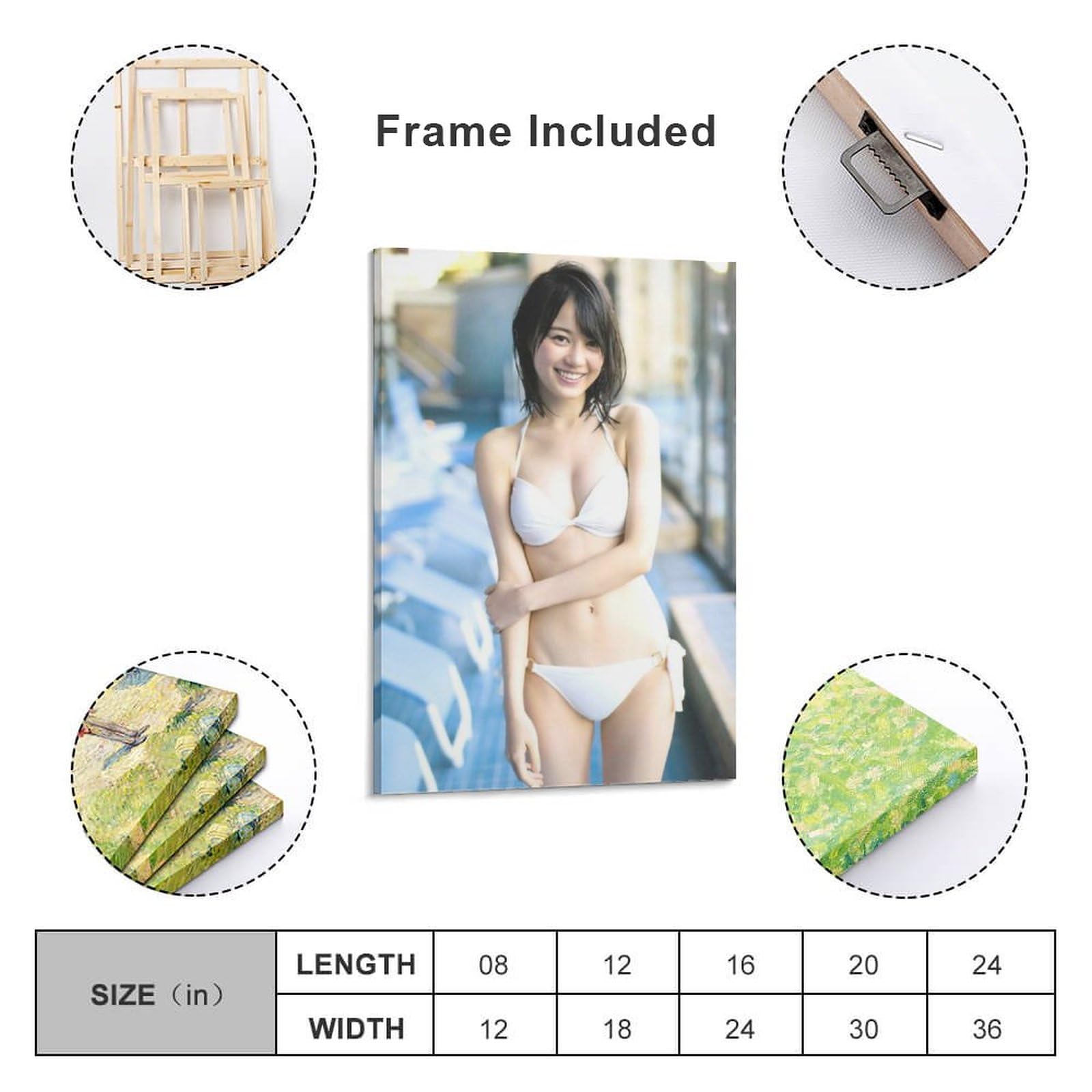 Amazon.co.jp: 齋藤飛鳥ポスターセクシー水着下着写真 (40) ウォール