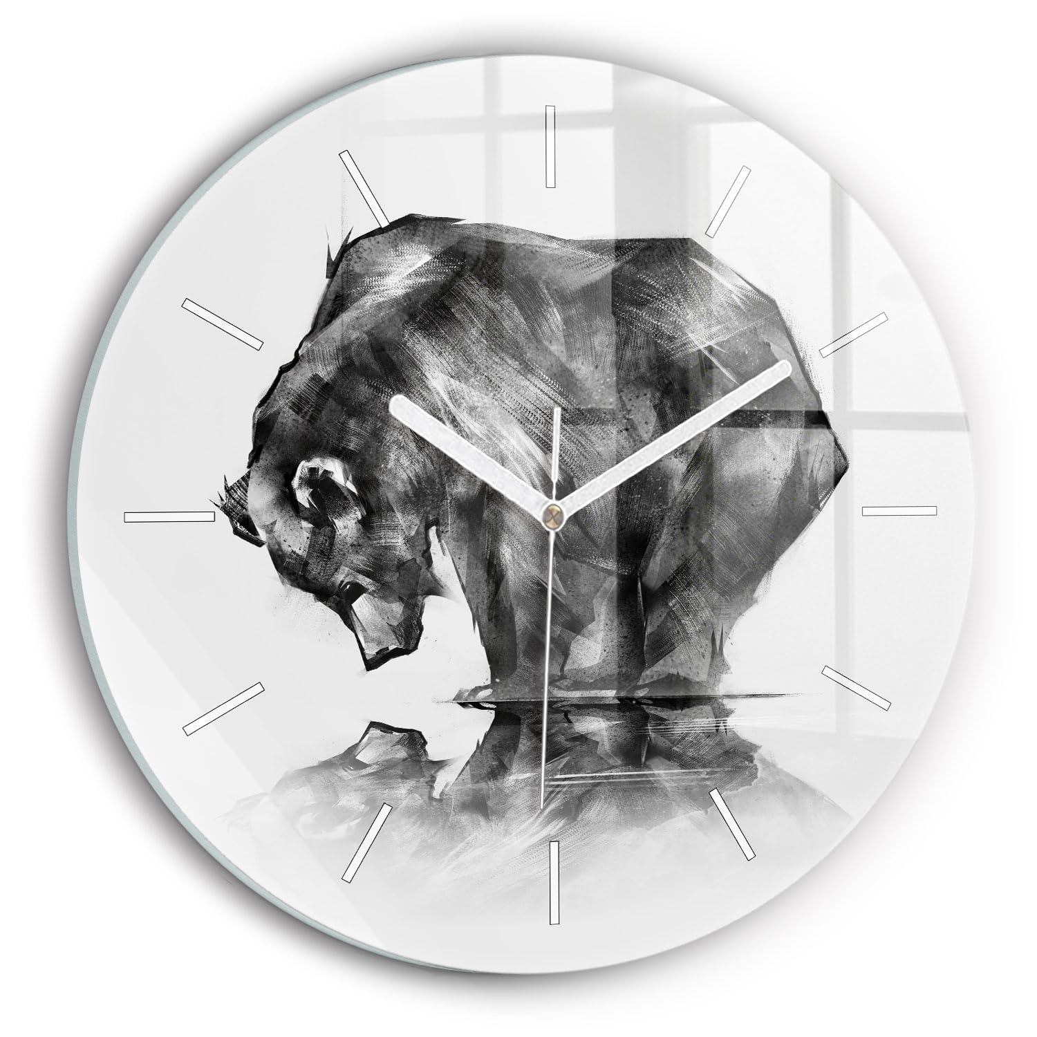 Horloge Mécanisme Silencieux Wallfluent 30 cm pour retrouver le sommeil en chambre