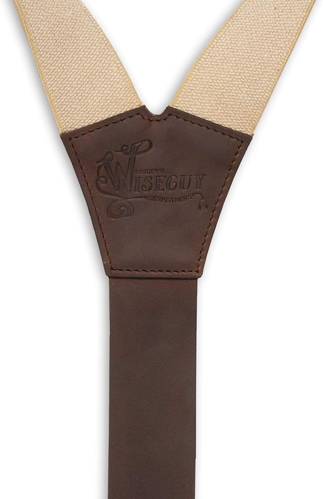 WISEGUY レザーサスペンダー ブラウン Amazon | Wiseguyオリジナルサスペンダー ダークブラウン レザー