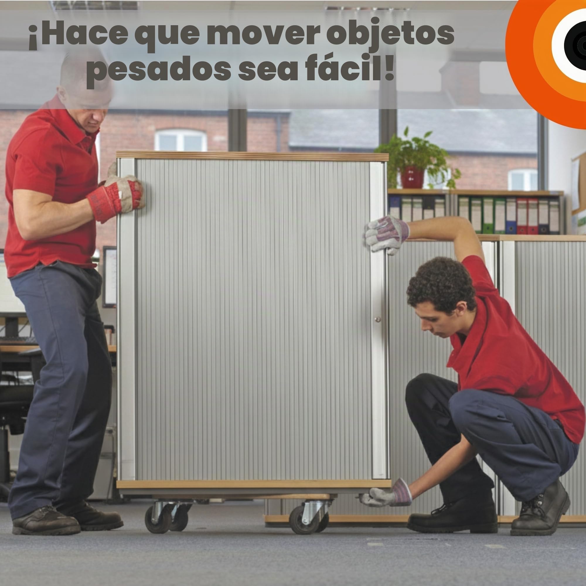 Move-It 11027 - Plataforma con ruedas y agarres