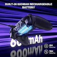 Vista 8 de NYXI Master P1 Wireless PC Controller, Dual-Mode Triggers, Hall Effect Joystick, 1000Hz Polling Rate, Mute control, 6-Axis Gyro, Turbo, Lockable