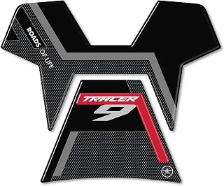 labelbike - Pegatina 3D de Resina para Decoración y Protección Depósito Tanque de Moto compatible con Yamaha Tracer 9 2021 - Color Rojo