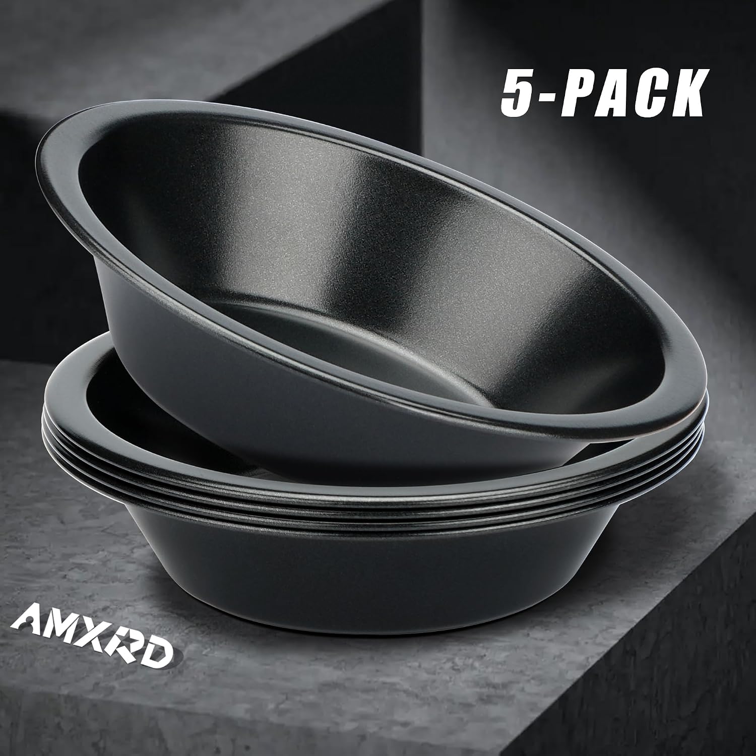 5 inch Mini Pie Pan, 5-Piece Small Pie Tins