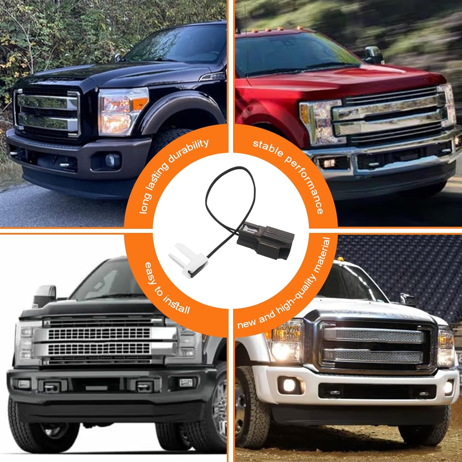 BC3Z19C734A A/C Evaporator Temperature Sensor for F-250 F-350 Super Duty 6.2L 6.7L 2011-2016,Replace