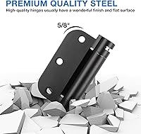 Vista 4 de Bisagras de puerta de cierre automático de 3.5 pulgadas, bisagra de puerta de resorte de 3.5 pulgadas, bisagras de puerta de cierre automático