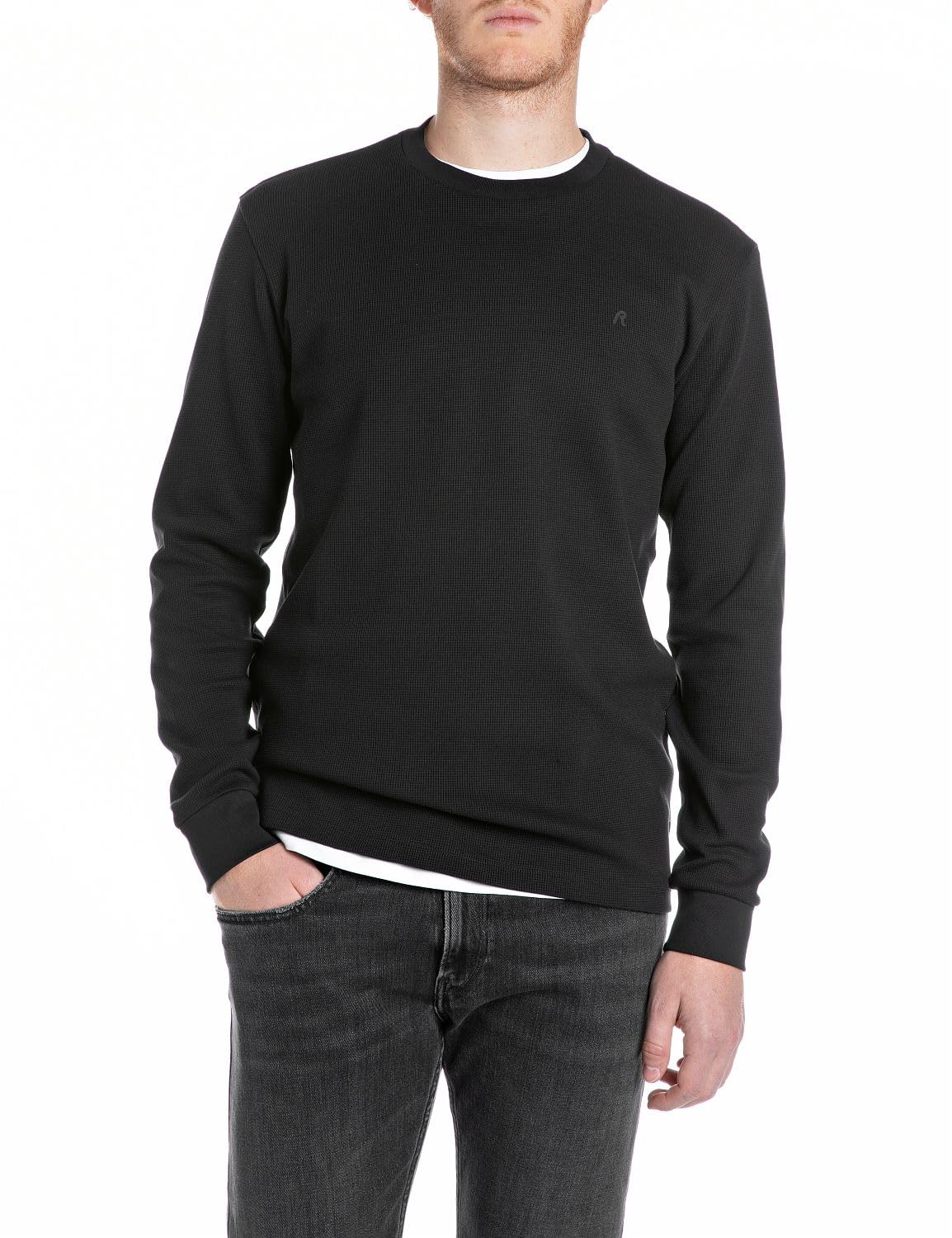 Replay Men's T-Shirt, Black (098), XL