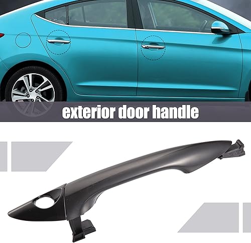 Miniatura 2 de X AUTOHAUX Manija de puerta exterior exterior delantera izquierda lado del conductor para Hyundai Elantra 2011-2016 826513X000 826523X000