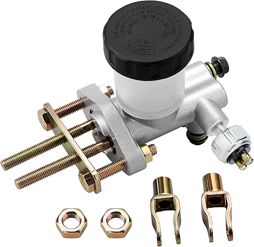 LOCOPOW Go Kart Cilindro maestro de freno hidráulico para 150cc 90cc 110cc 125cc 200cc 250cc Go Kart Buggy Sunl BMS Kandi Roketa Kazuma Kinroad ATV