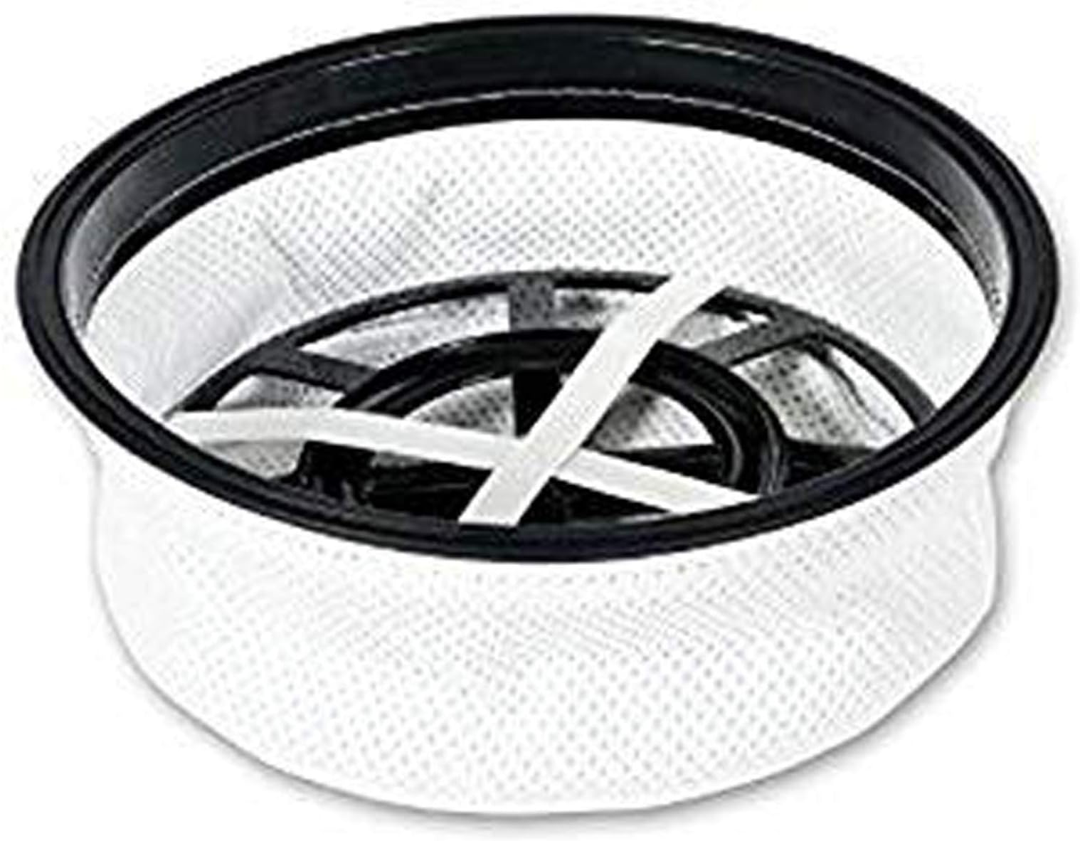 SPARES2GO 12" Microfibre Cloth Round Filter for Numatic Henry Hetty James Vacuum Cleaner