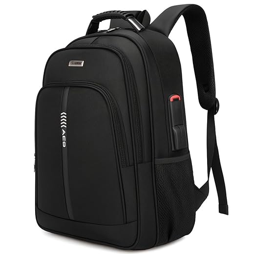 Mochila Executiva Impermeável para Notebook até 17,3” – Antifurto com Cabo de Aço, USB Externa, Masculina Grande, Trabalho e Viagem