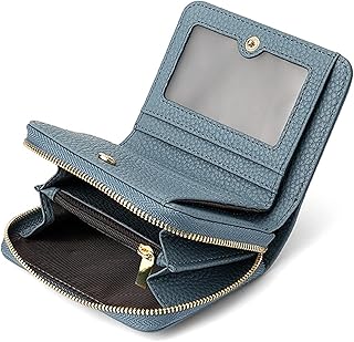 [SENDEFN] 財布 レディース 2つ折り 本革 軽量 コンパクト 折りたたみ財布 小銭入れ お札れ カード入れ スキミング防止 おしゃれ プレゼント 二つ折り財布