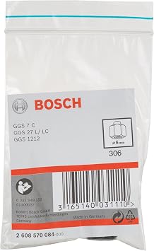 Bosch 1x Collet with Locking nut (Ø 8 mm, Accessories for Straight Grinders)