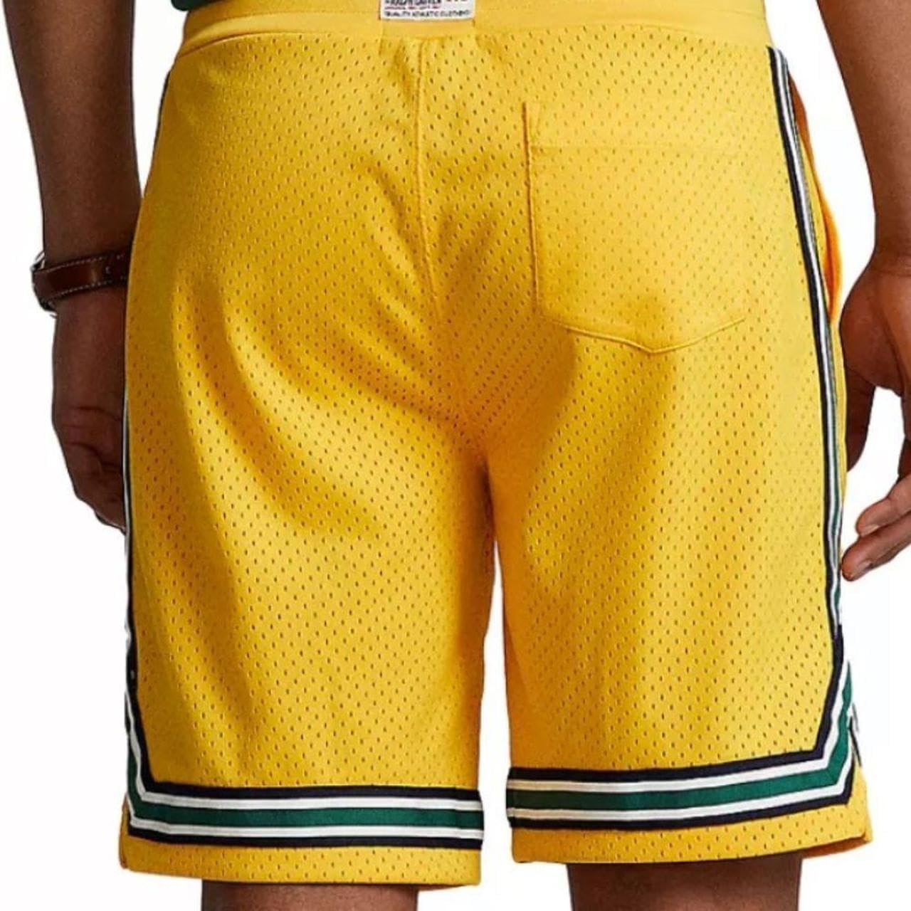POLO RALPH LAUREN Pantalones cortos deportivos de malla para hombre