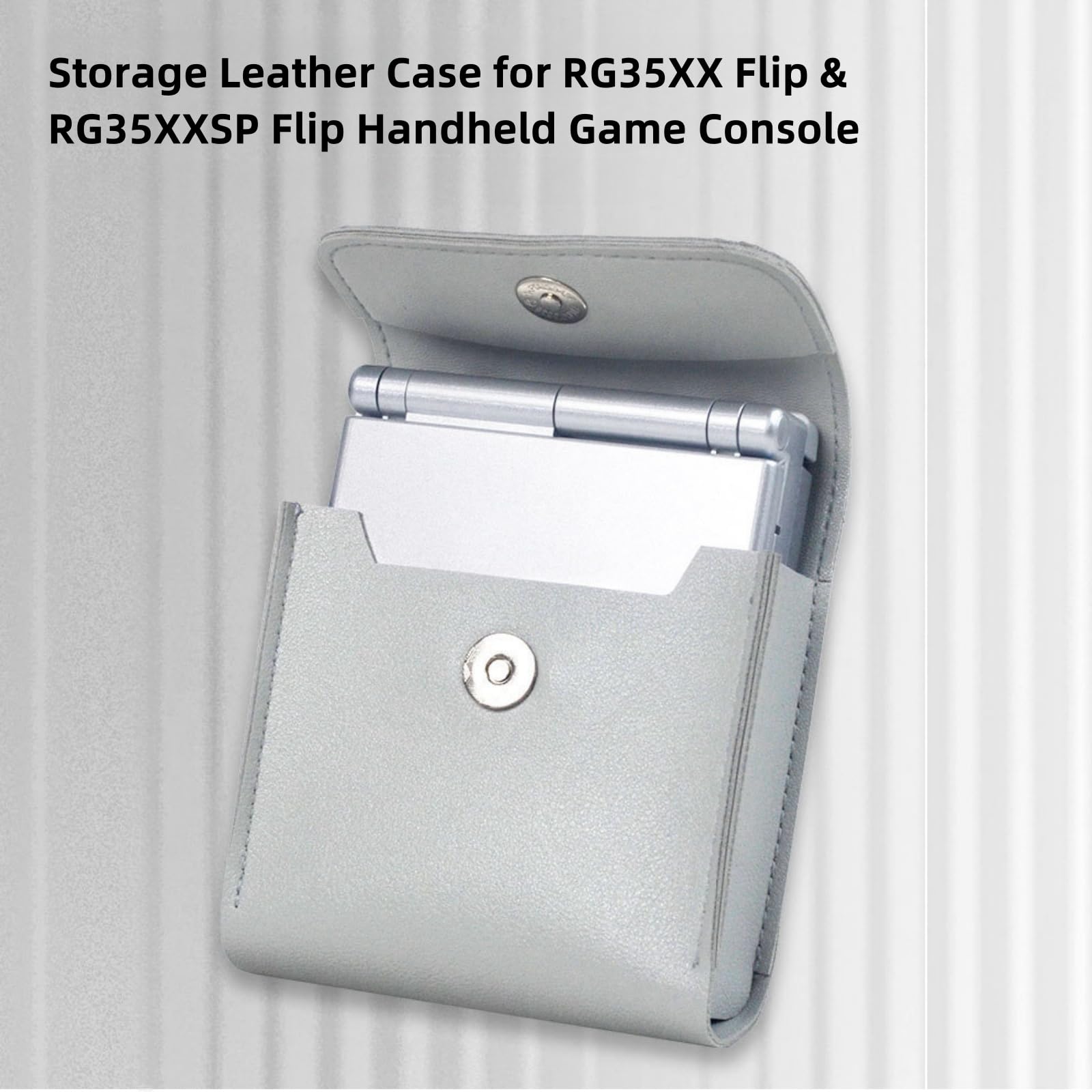 JiangJiangBao Carrying Case for RG35XX/RG35XXSP Flip Handheld Game Console, Shockproof, Wear-Resistant, Case Only