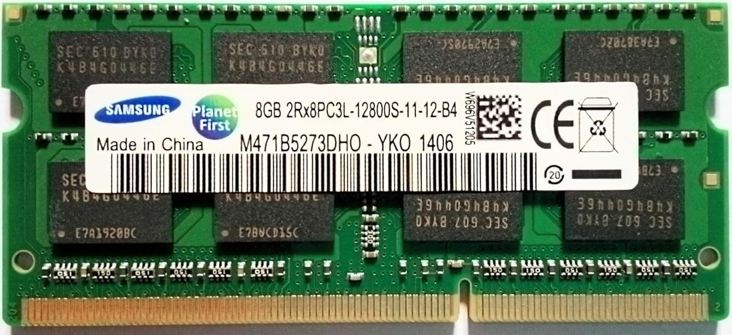 8GB DDR3 RAM 1600 MHz PC3L-12800S SODIMM Dual Rank for Laptop Compatible Samsung Laptop Memory- 204 Pin 1.35 Volt with 3 Years Warranty (This RAM is NOT for Desktop) (B0DF53PZXC) Amazon Price History, Amazon Price Tracker