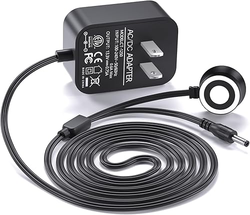 Repuesto para cargador Shark Vacmop - Conector dual versátil de 13.3 V compatible con Shark VM252 VM251 VM252C QM250 VM200 (antiguo) VM200C VC200