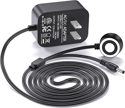 Replacement for Shark Vacmop Charger - 13.3V Versatile Dual Connector Compatible with Shark VM252 VM251 VM252C QM250 VM200Old VM200C VC200 UM205 VC205 Hard Floor Vacuum Mop