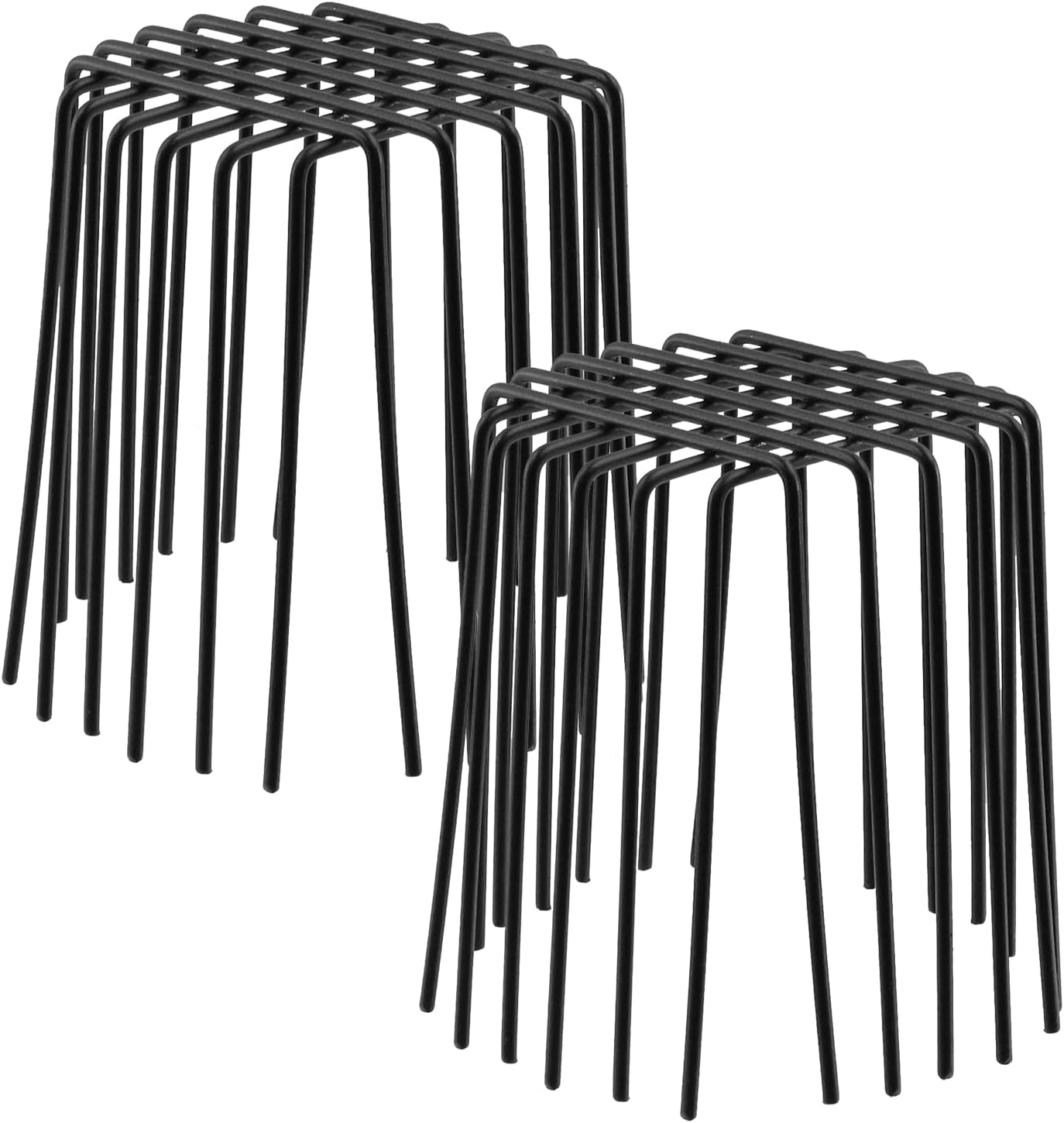 Antrader PVC Termination Vent Mesh Cap,304 Stainless Steel Dryer Vent Screen Outdoor,Black,100mm/3.94",2Pcs