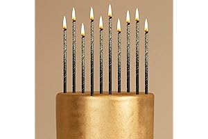 VIP Candle Set: Elevate Celebrations with Shimmering Black Gold Luminaries