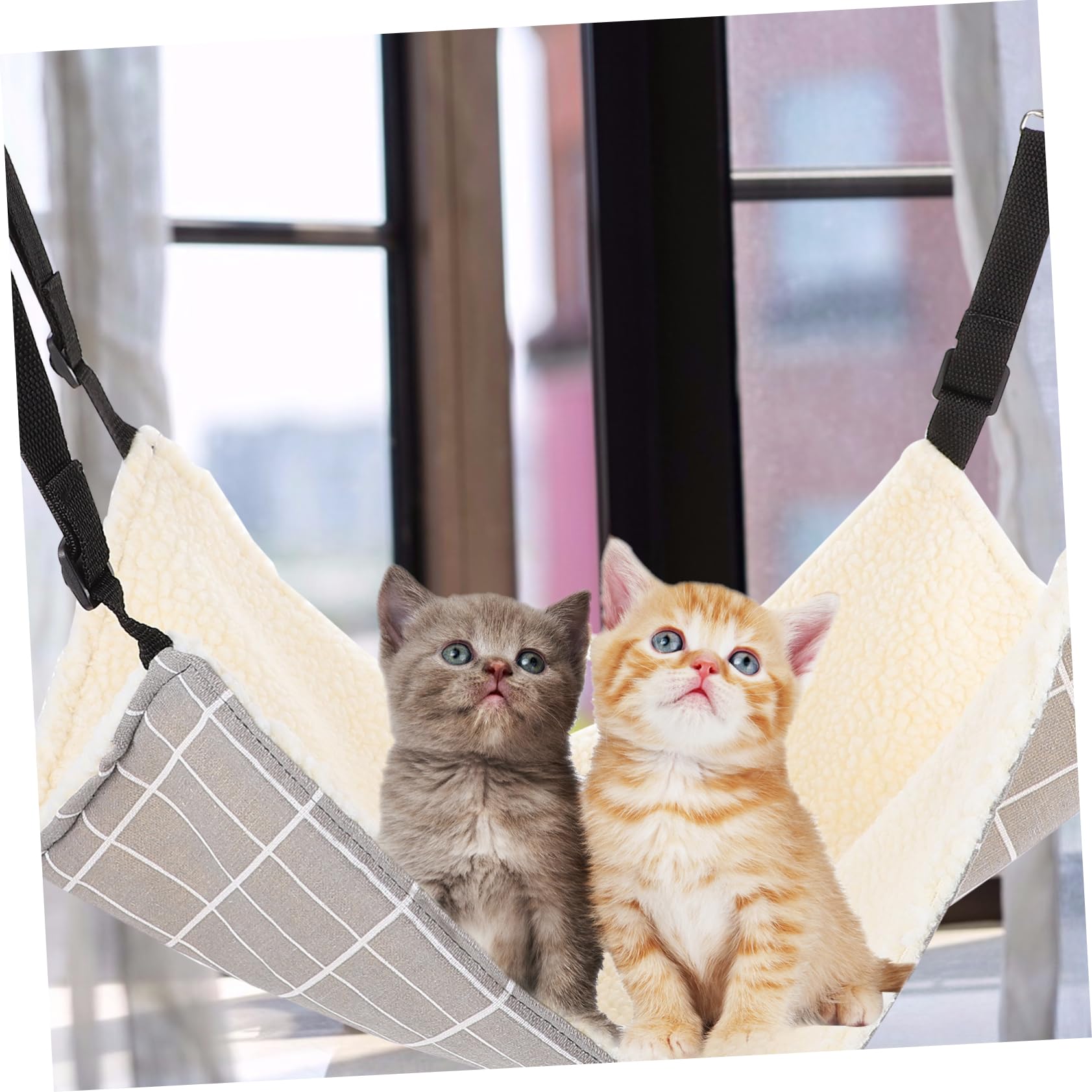 SUPVOX 2 Pezzi Di Cuccia Calda Per Gatti Amaca Sospesa Per Animali Domestici Per Gatti E Cani Da Calore Facile Da Installare