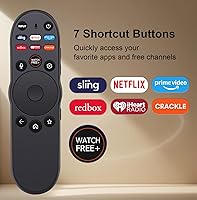 Vista 3 de para reemplazo de Smart TV Vizio, para control remoto VIZIO 2019-2024 para Smart TV con control de voz.