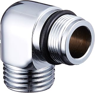 KVK ねじ付シャワーエルボ シルバー 樹脂製 PZ76