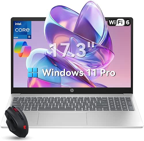 HP 2026 17 inch laptops, 16GB RAM 512GB SSD Windows