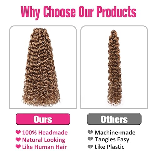 Miniatura 10 de Unionbeauty - Paquete de 8 mechones rizados de ganchillo GoGo, color negro, 10 pulgadas, cabello corto rizado de ganchillo para mujeres, rizos de