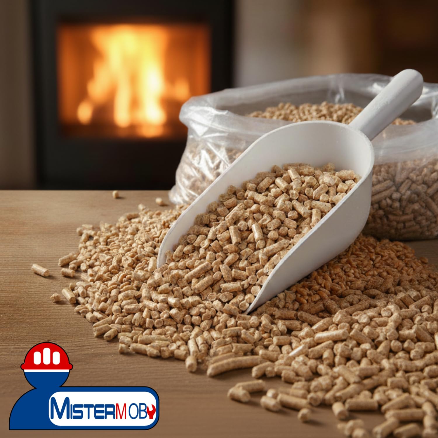 MISTERMOBY Paletta Alimentare Rinforzata 38 CM per Farina Cereali Legumi