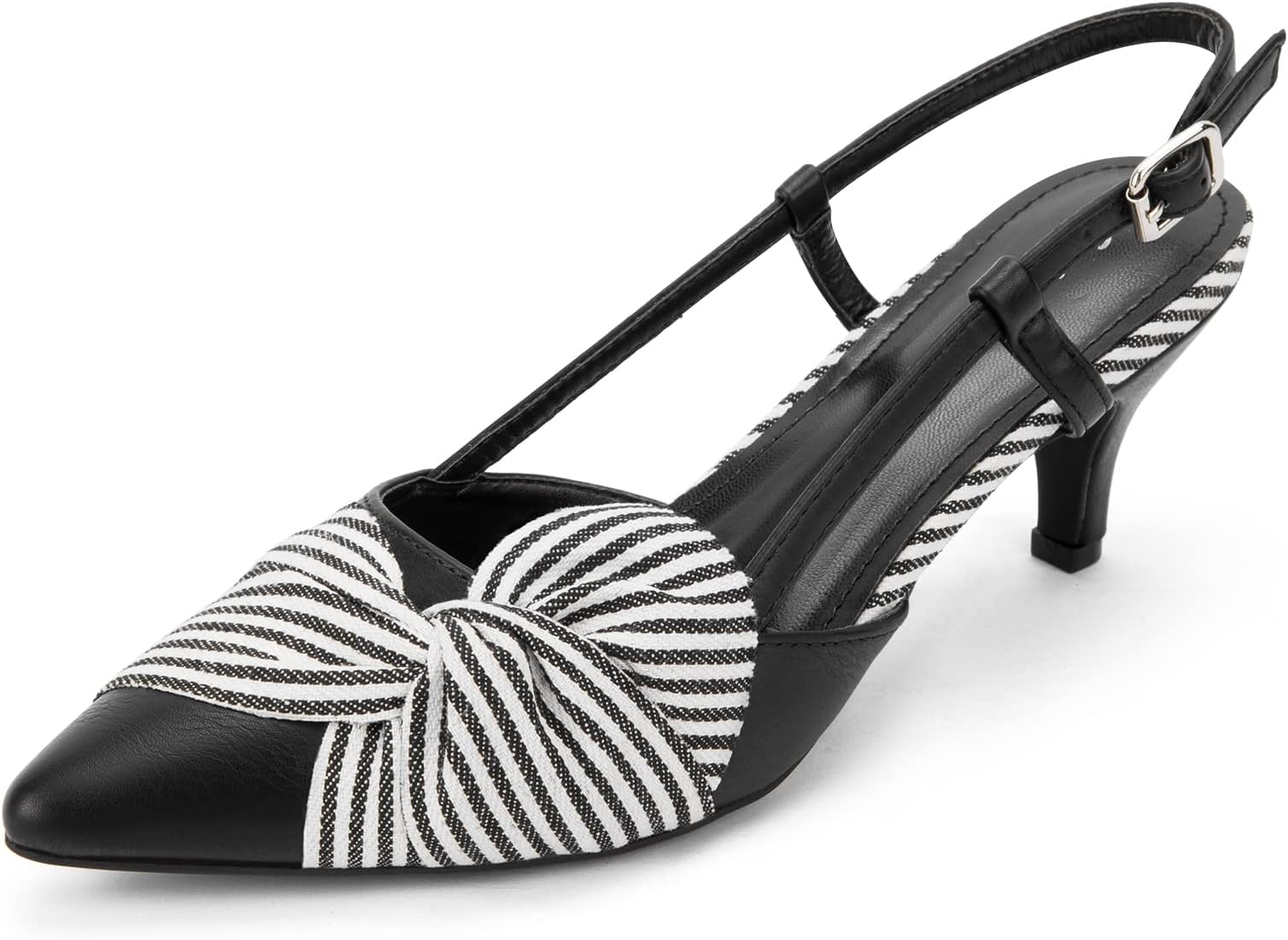 Women Shoes Comfortable Kitten Heels Slingback Dress Pumps