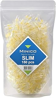 MINICO Cigarette Filter | Name is Mini, Function is Maxi | Cigarette Filter Attachment | Cigarette Filter Holder | Tar Filter | Mini Micro Filtration System | Regular | Bag | 8mm … (150 Filters)
