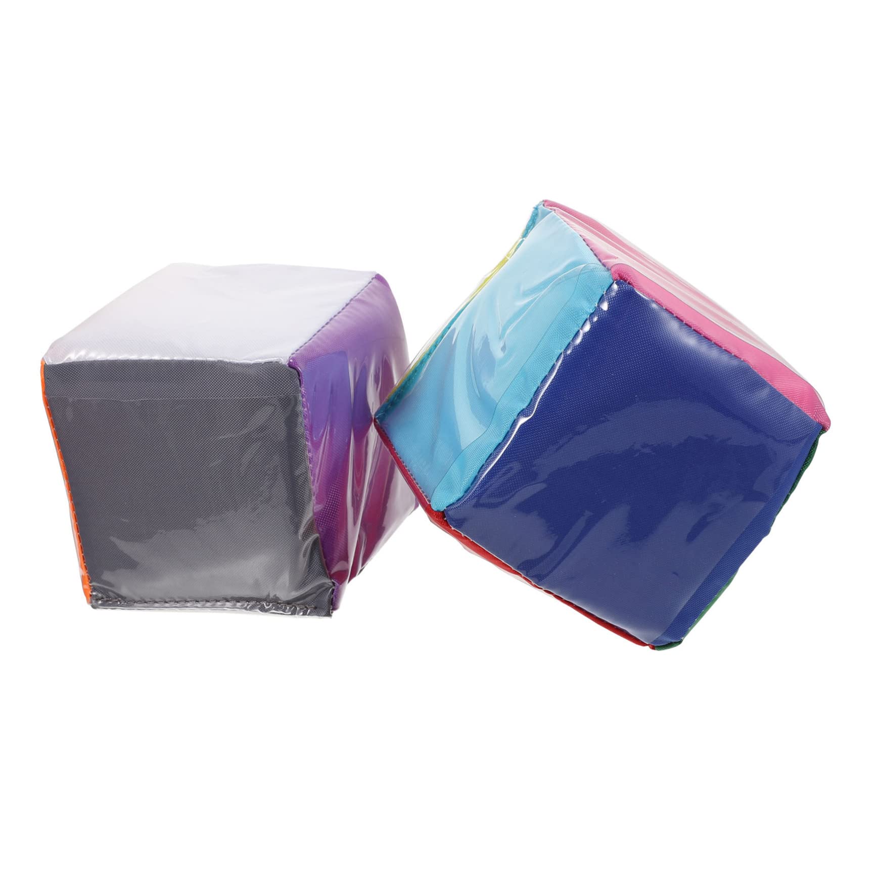 ibasenice 6stücke Lernwürfel Für Junge Mädchen Transparente Taschen DIY Spielzeug Pädagogisches Hilfsmittel Kreativität Und Hand-Augen-koordination Für Vorschulkinder Und