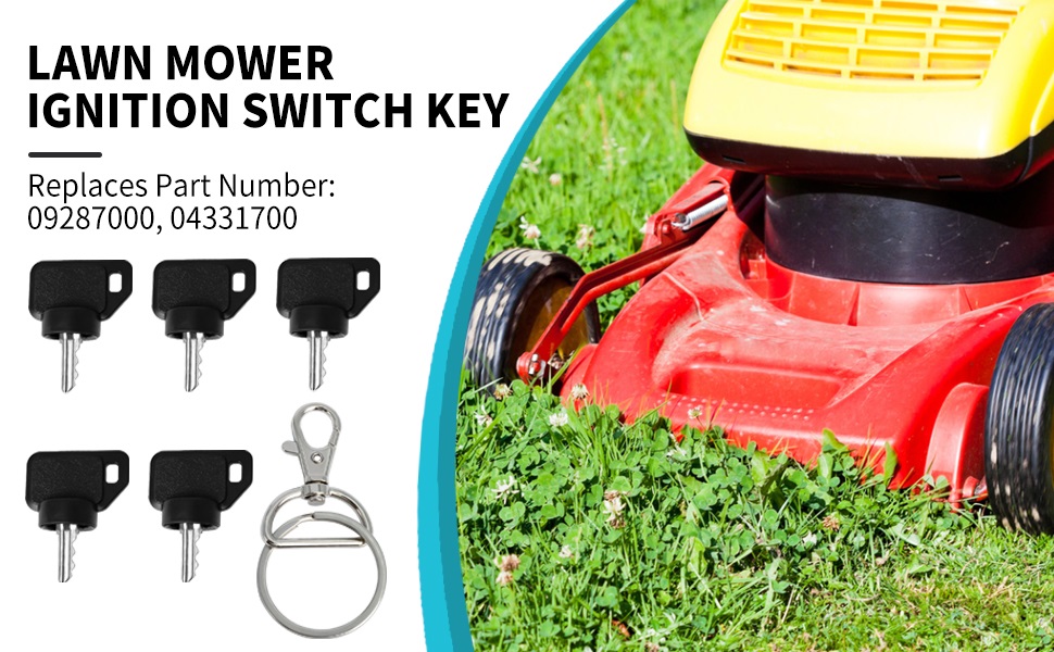 Amazon.com: IDEASURE Lawn Mower Ignition Keys, 09287000 04331700