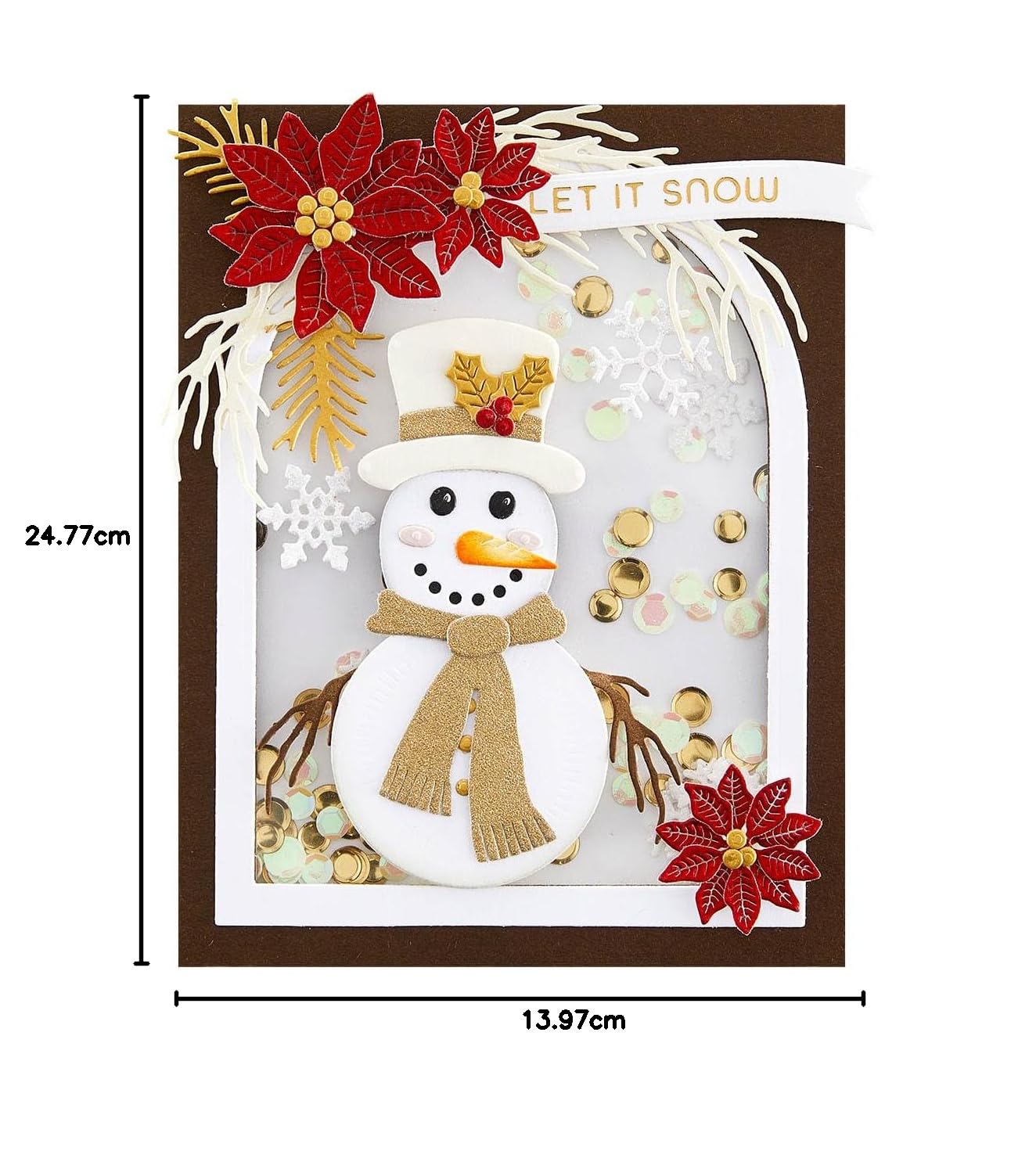 Spellbinders Suzanne Hue, fustelle in metallo per decorazioni natalizie