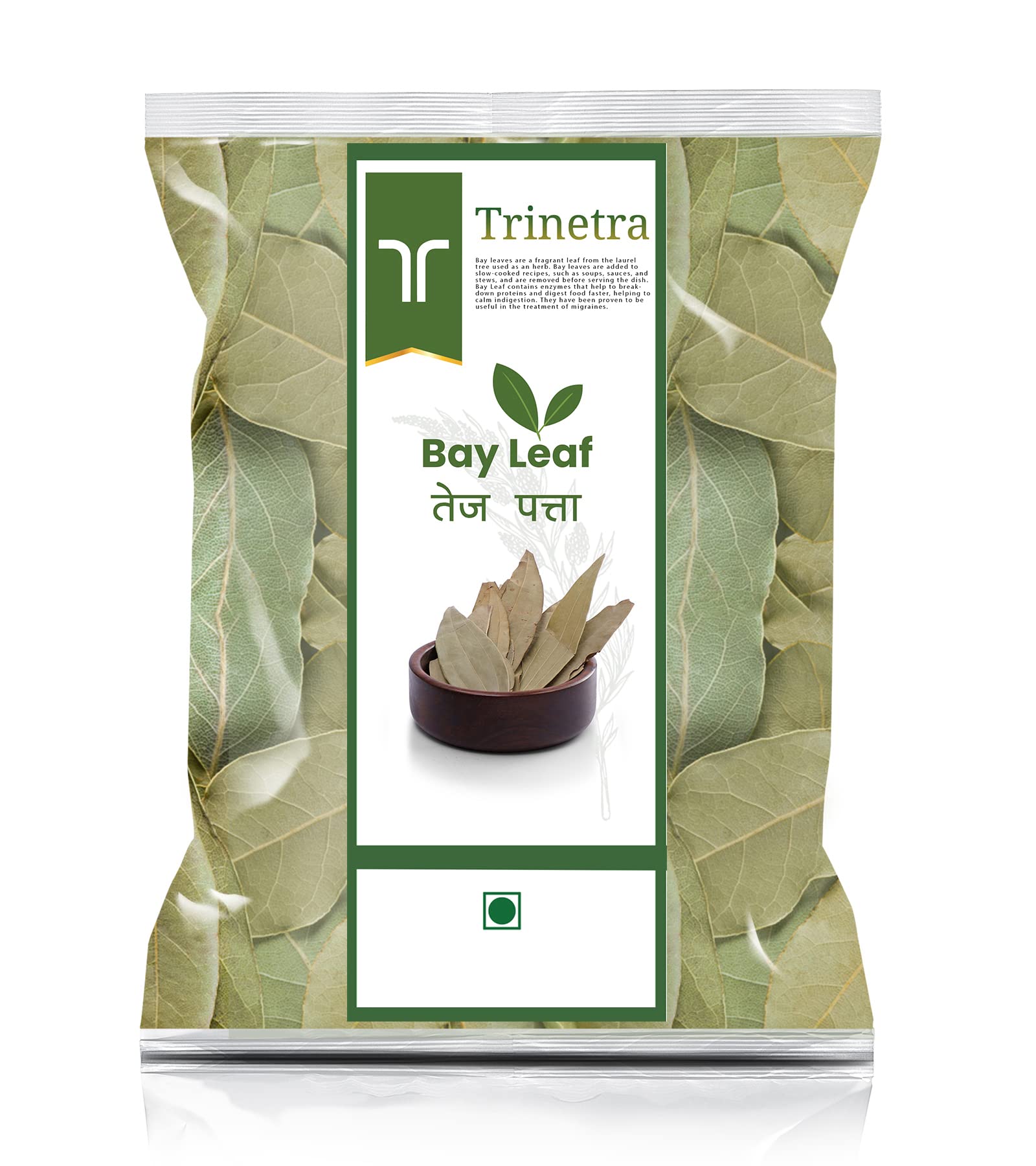 Trinetra Tej Patta (Bay Leaf Whole)| 200 Gm Packing| Indian Spices & Masala| Amazing Flavour