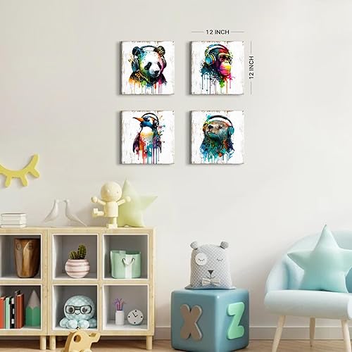 Miniatura 388 de Arte de pared de naturaleza con plantas verdes, decoración de pared de hojas botánicas tropicales, impresiones en lienzo para dormitorio, Hoja