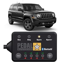 PEDAL COMMANDER for Jeep Patriot 2007-2017 Throttle Response Controller - Anti-Theft, 4 Driving Modes, App Control, Throttle Controller Performance Upgrade, Patriot Accessories