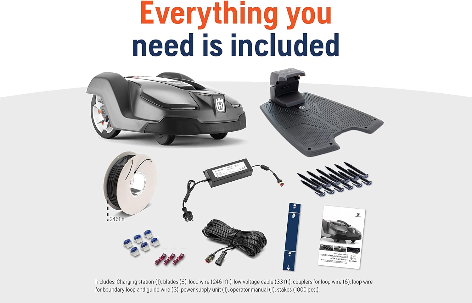 review Husqvarna Automower 430X Robotic Lawn Mower with GPS Assisted Navigation, Automatic Lawn Mower with Self Installation and Ultra-Quiet Smart Mowing Technology for Medium to Large Yards (0.8 Acre)