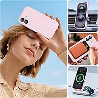 Vista 1179 de Miracase Funda diseñada para iPhone 13 Pro Max con protector de pantalla, [forro de microfibra suave antiarañazos], funda protectora de silicona