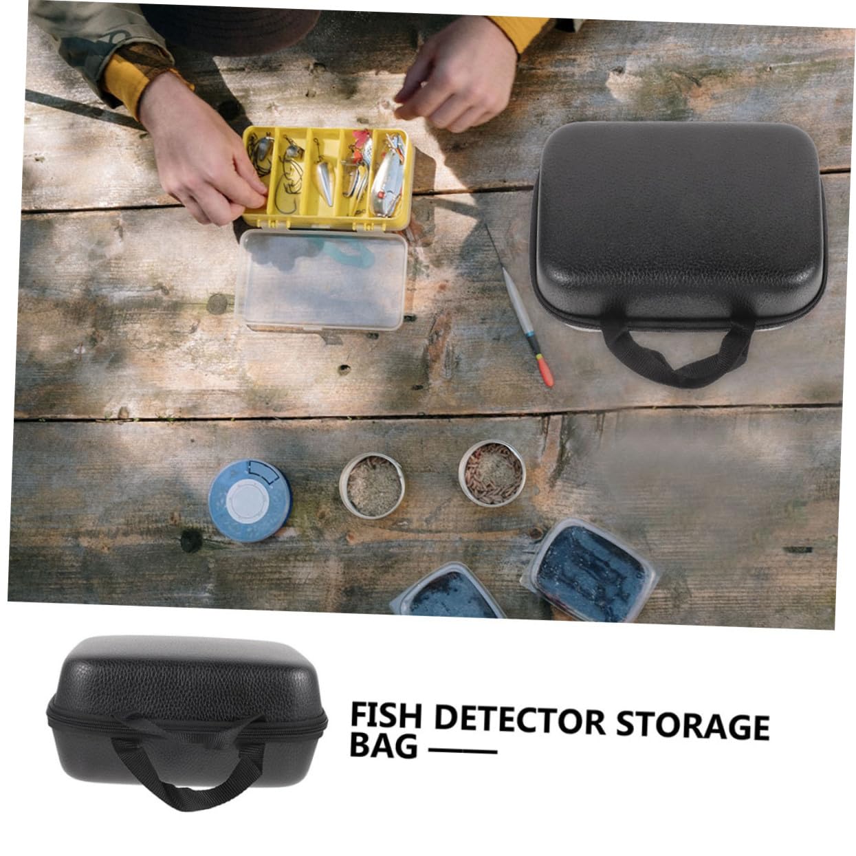 Borsa Protettiva Per Mulinello Da Pesca in Eva Spessa, Custodia e Resistente a Graffi, Set Da 2 Pezzi Per Conservazione e Trasporto, Accessori Per Pesca in Mare e Freshwater