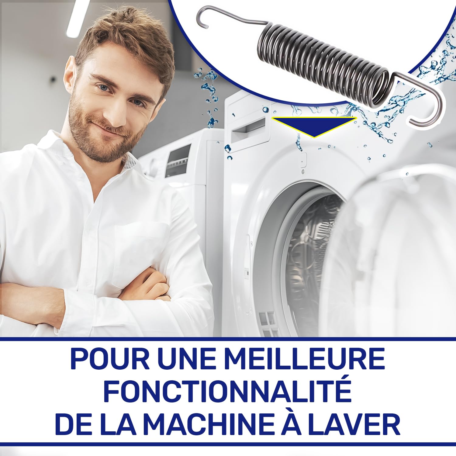 Accessoire pour appareil de lavage Ariston Ressort suspension Lave